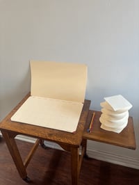 Image 4 of Desk Calendar Red and Yellow