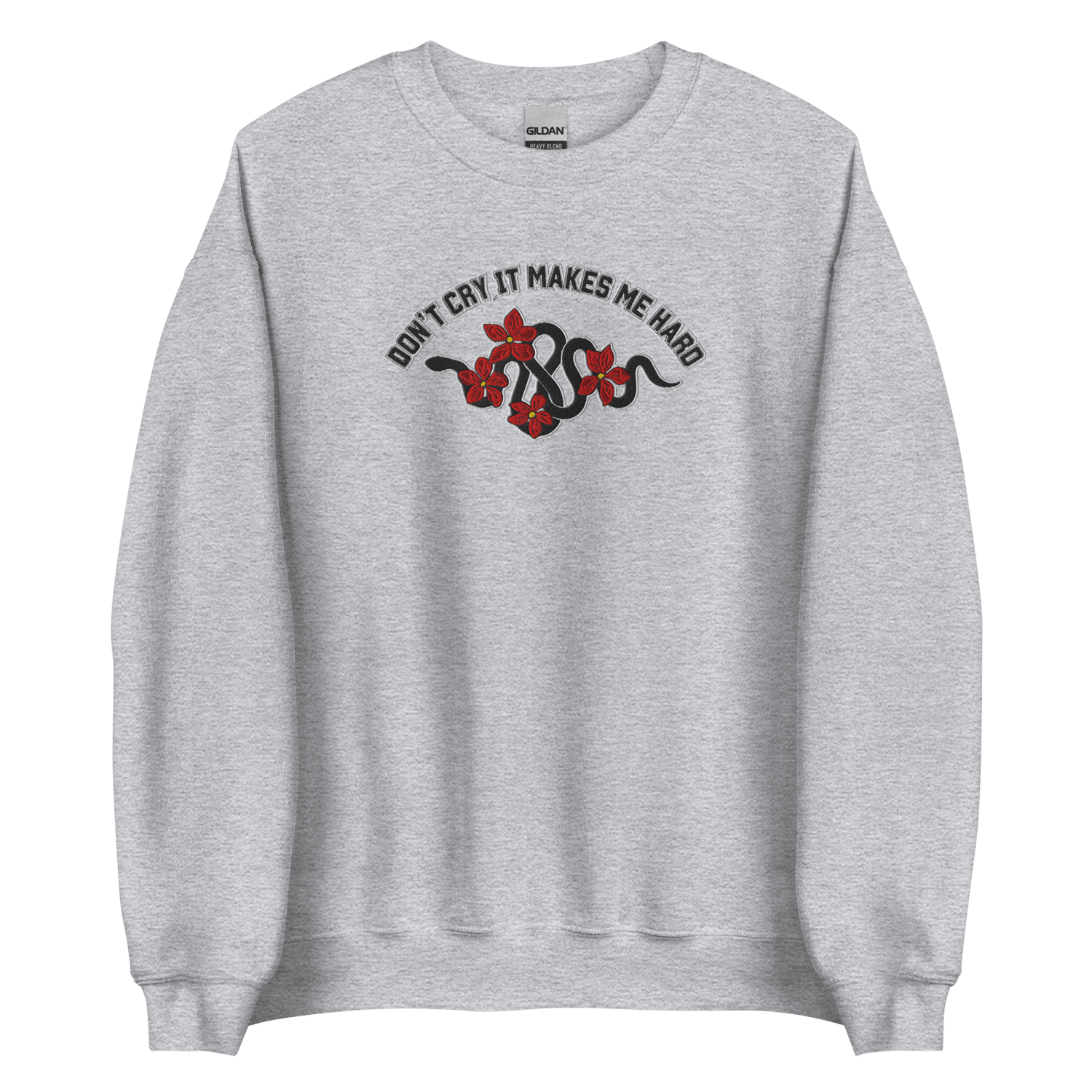 Image of Officially licensed beautiful venom it make's me hard embroidered Unisex Sweatshirt