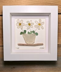 Seaglass daisies 