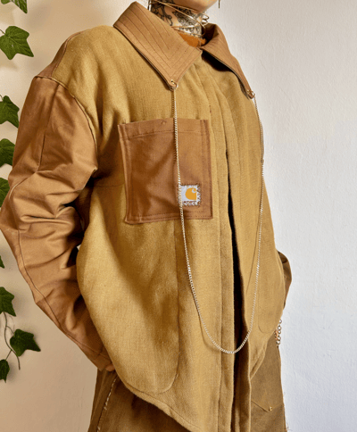 Image of the legacy upcycled utility jacket