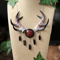Image 2 of Blood Moon Guardian necklace