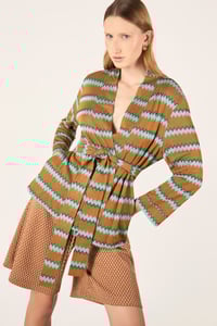 Image 1 of CARDIGAN MARYLIN CHEVRON OCRA