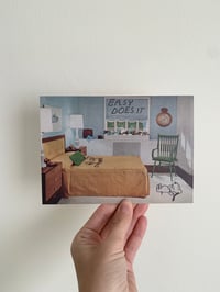 Image 1 of Easy does it postcard 