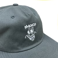 Image 2 of MÁGICO - "Smiles Delivered" Snapback (Dark Grey/White)