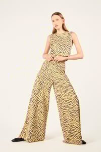 Image 3 of TOP MEG ZEBRA GIALLO