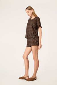 Image 3 of T-SHIRT MALIA EVEREST MARRONE