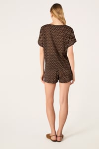 Image 4 of T-SHIRT MALIA EVEREST MARRONE