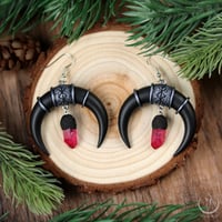 Image 1 of Crimson Maiden earrings 