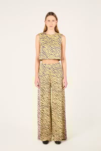 Image 2 of PANTALONE PALOMA ZEBRA GIALLO