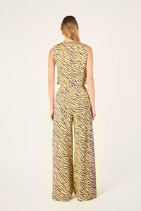 Image 3 of PANTALONE PALOMA ZEBRA GIALLO