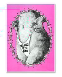 Image 1 of This Must Be The Place Risograph Print A3