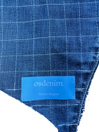 Image 3 of T-shirt onesize crop patchwork Levi's avec lune en denim