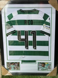 Reo Hatate signed and framed shirt 2326