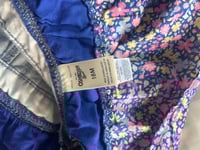 Image 2 of OshKosh Denim Blue Floral Skirtalls