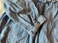 Image 3 of Gap Denim Babydoll Dress