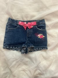 Image 1 of Vintage Disney Denim Shorts