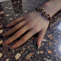 Image 3 of Bracelet golden and purple 