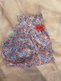Image 1 of Just One You by Carter’s Floral Dress & Bloomers
