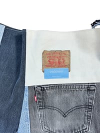 Image 4 of Short kimono en patchwork denim ( Levi's ) 