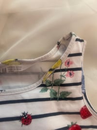 Image 2 of H&M Sleeveless Striped Floral Dress