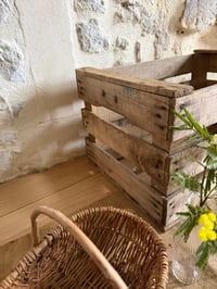 Image 3 of Caisse en bois - objet décoration ancien