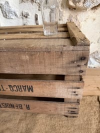 Image 5 of Caisse en bois - objet décoration ancien