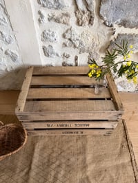 Image 4 of Caisse en bois - objet décoration ancien