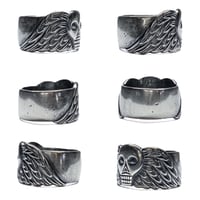 Image 8 of READY TO SHIP: Assorted sterling silver Taphophile rings