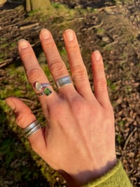 Image 2 of Adjustable sea glass ring