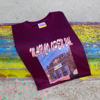 Image 3 of MÁGICO - "PAINTS SHOP" T-shirt (Burgundy)