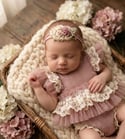 Vintage Rose Baby Headband