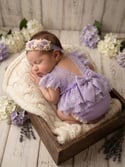 Lilac floral Headband 