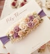 Lilac floral Headband 