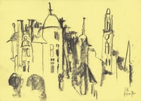 Image 2 of Caledonian Mansions,  Great Western Road  -  Charcoal on Paper