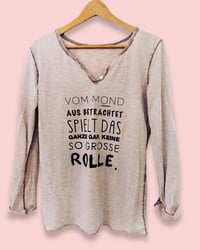 Image 2 of VOM MOND AUS BETRACHTET..  ¥ HANDBEDRUCKT ¥ EINZELSTÜCK ¥ IBIZA  1