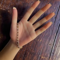 Image 3 of Beaded silver bracelet