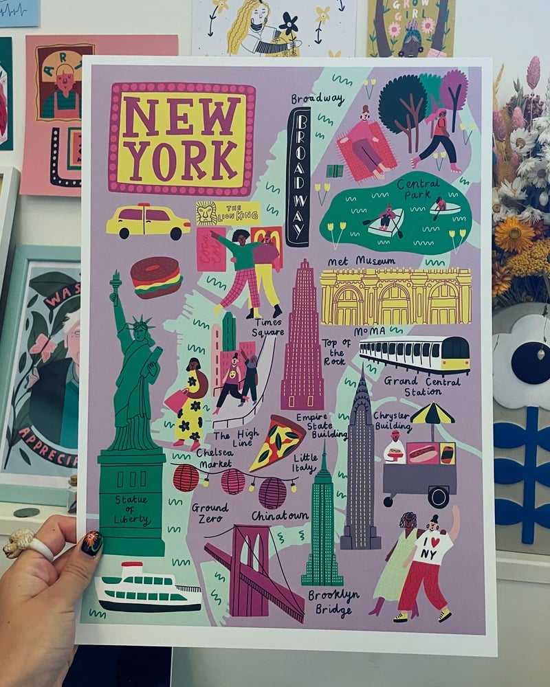 Image of *SUPER SECONDS* New York Print