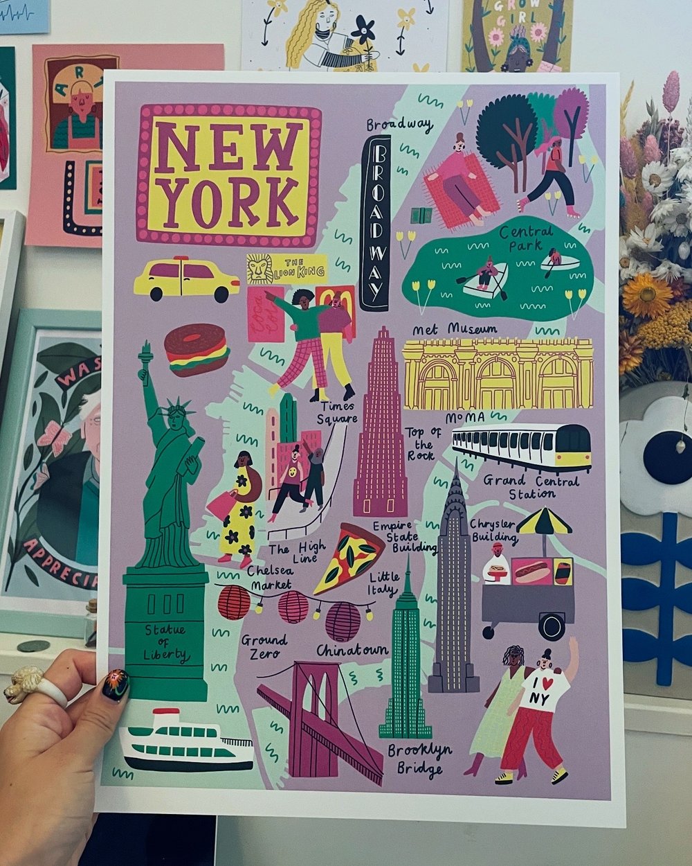 Image of *SUPER SECONDS* New York Print