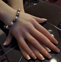 Image 2 of Gem imitation pearl bracelet
