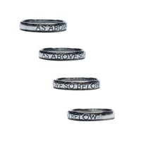 Image 3 of READY TO SHIP: Assorted sterling silver band rings