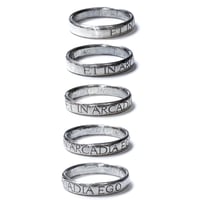 Image 6 of READY TO SHIP: Assorted sterling silver band rings