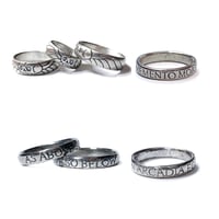 Image 1 of READY TO SHIP: Assorted sterling silver band rings