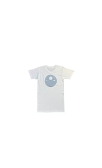 Image 4 of T-shirt en coton blanc avec lune en denim #2