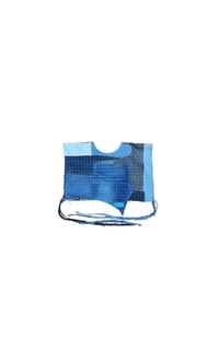 Image 1 of T-shirt onesize crop patchwork Levi's avec lune en denim