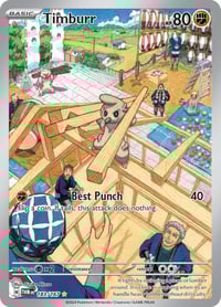 Timburr - 183/167 - SV06: Twilight Masquerade - Near Mint