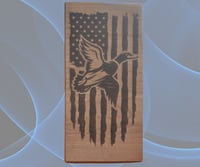 Duck and Flag Plaque