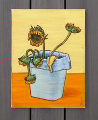 Image 1 of Some Flowers - 12”x16” Acrylic Painting