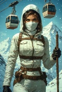 Unique tailored walking tracking hiking staff