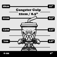 Image 5 of Gangster Gulp Black + Red "8