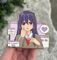 (INCORRECT COLOR) 3" Yuri Enamel Pin